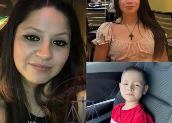 Jessica Rodríguez y sus dos hijos