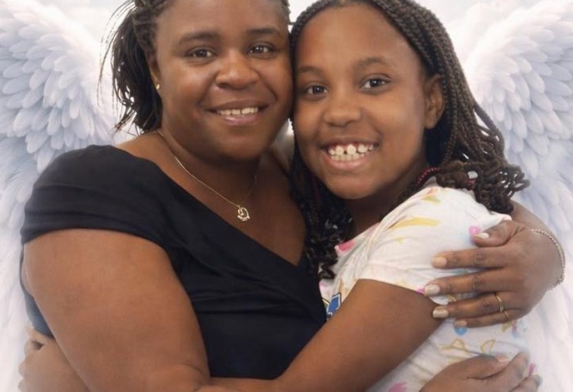 LaTasha Brown y su hija Paige Buckner