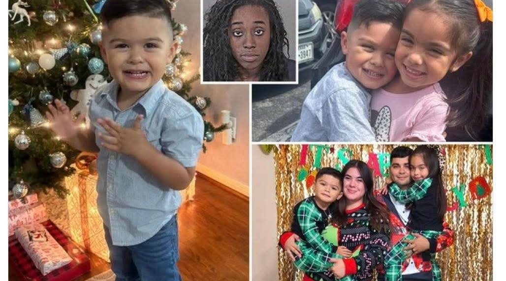 Tres integrantes de una familia