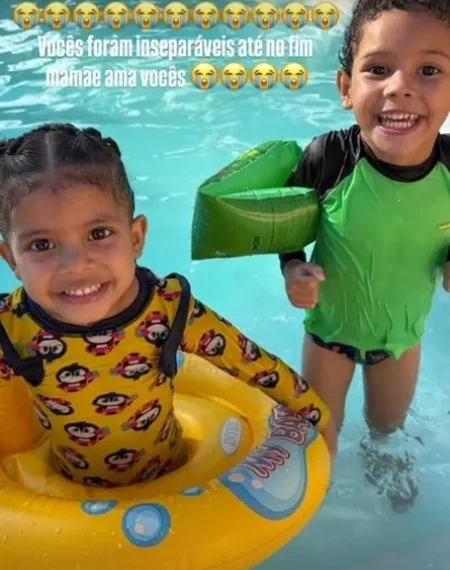 Gael da Silva y Yasmin de Morais Brito